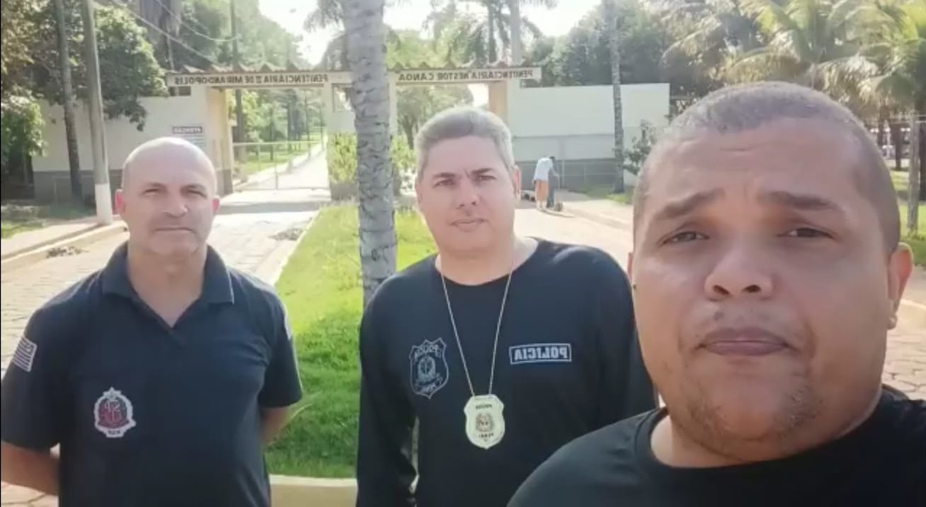 Diretores do SIFUSPESP visitam a PI de Mirandópolis após a tentativa de homicídio contra funcionários.